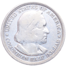 Монета 1/2 доллара 1893 года США «Колумбийская выставка в Чикаго» (реверс)