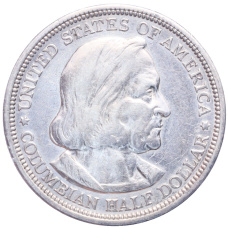 Монета 1/2 доллара 1893 года США «Колумбийская выставка в Чикаго» (реверс)