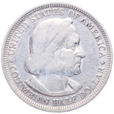 Монета 1/2 доллара 1893 года США «Колумбийская выставка в Чикаго» (реверс)