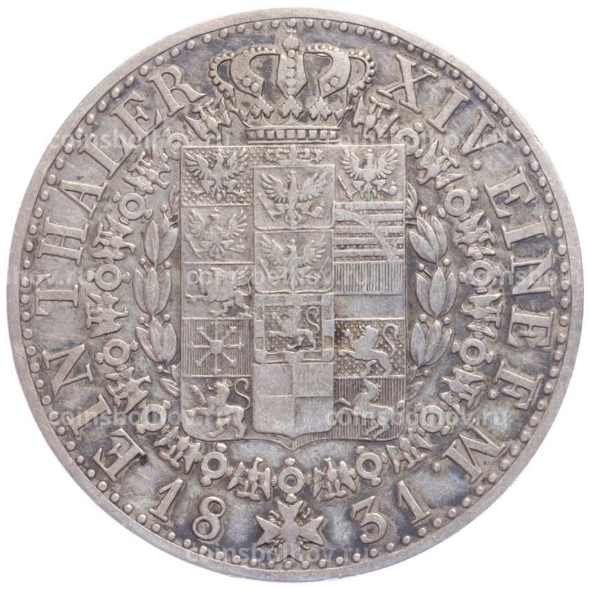 Монета 1 талер 1831 года A Пруссия (вид 2)