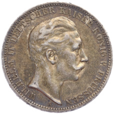 Монета 3 марки 1911 года А Германия (Пруссия) (аверс)