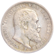 Монета 3 марки 1912 года F Германия (Вюртемберг) (аверс)