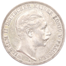 Монета 3 марки 1910 года A Германия (Пруссия) (аверс)