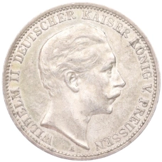 Монета 3 марки 1910 года A Германия (Пруссия) (аверс)