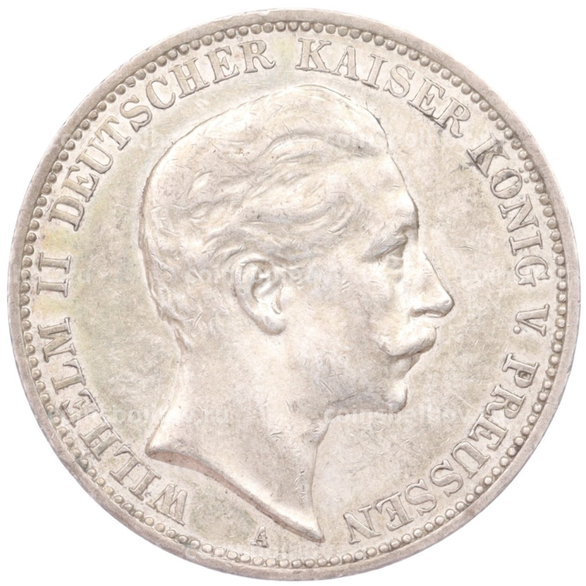 Монета 3 марки 1910 года A Германия (Пруссия)