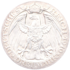 Монета 3 марки 1910 года A Германия (Пруссия) «Берлинский университет» (реверс)