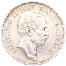 Монета 3 марки 1911 года E Германия (Cаксония) (аверс)