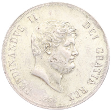 Монета 120 грано 1856 года Королевство Обеих Сицилий (аверс)