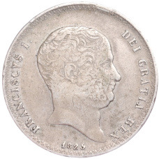 Монета 120 грано 1825 года Королевство Обеих Сицилий (аверс)