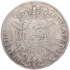 Монета 1 таллеро 1746 года  Дубровницкая Республика (Рагуза, Сицилия) (реверс)