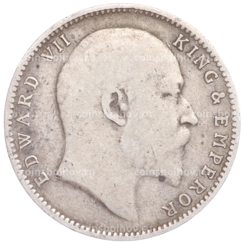 Монета 1 рупия 1903 года  B Британская Индия (вид 2)