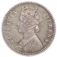 Монета 2 анны 1892 года Британская Индия (реверс)