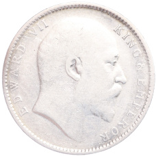 Монета 1 рупия 1906 года Британская Индия (реверс)