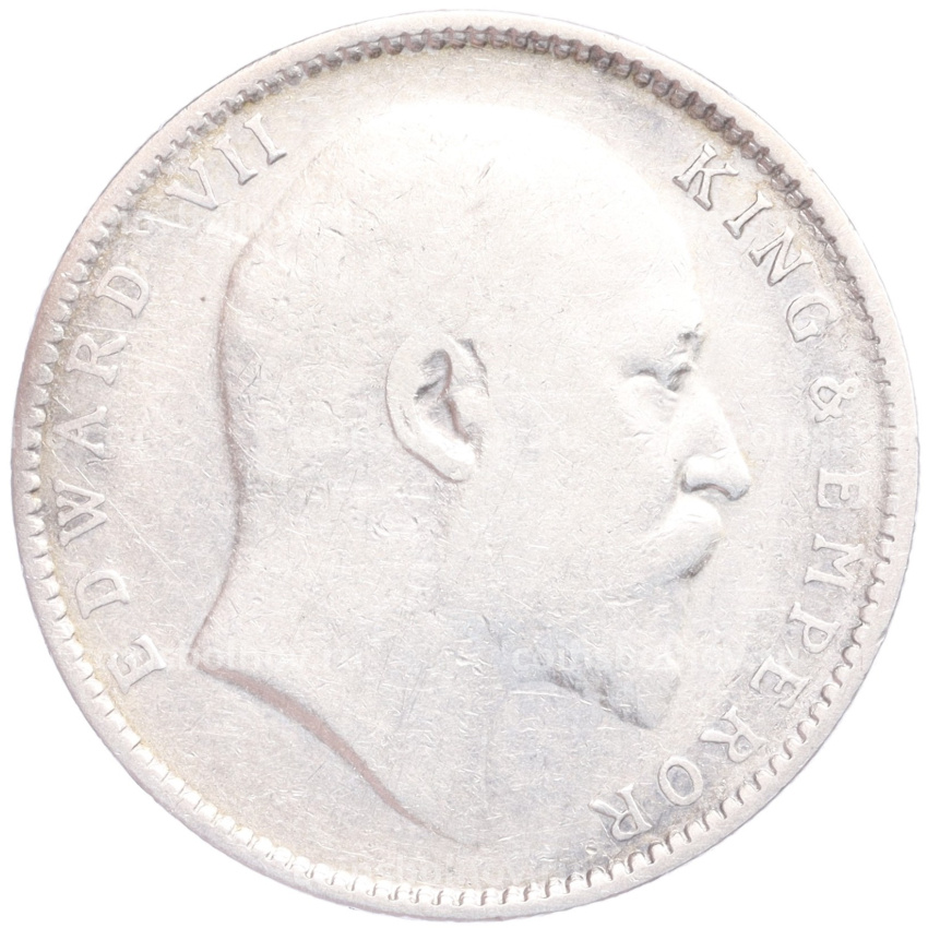 Монета 1 рупия 1906 года Британская Индия (вид 2)