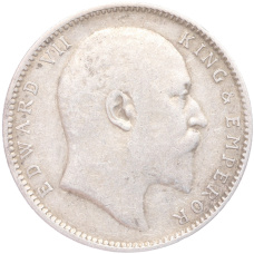Монета 1 рупия 1906 года Британская Индия (реверс)