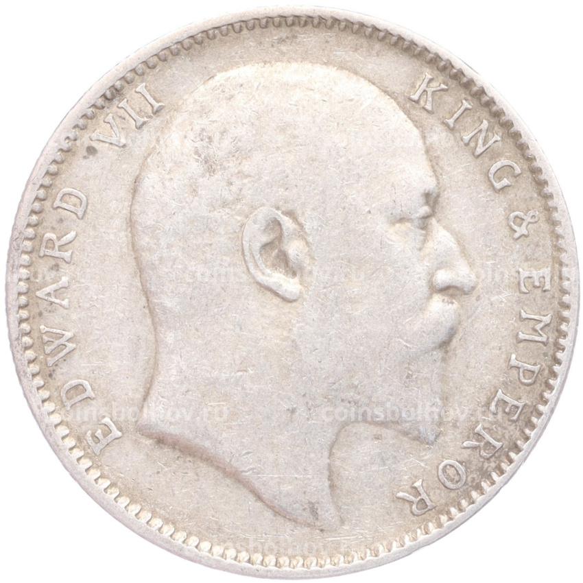 Монета 1 рупия 1906 года Британская Индия (вид 2)