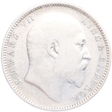 Монета 1 рупия 1906 года Британская Индия (реверс)