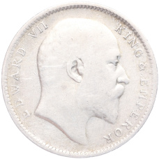 Монета 1 рупия 1906 года В Британская Индия (реверс)