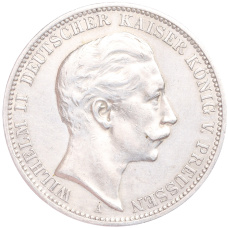 Монета 3 марки 1910 года А Германия (Пруссия) (аверс)