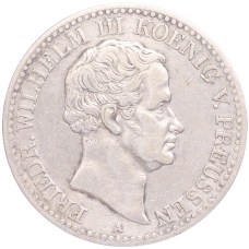 Монета 1 талер 1831 года A Пруссия (аверс)