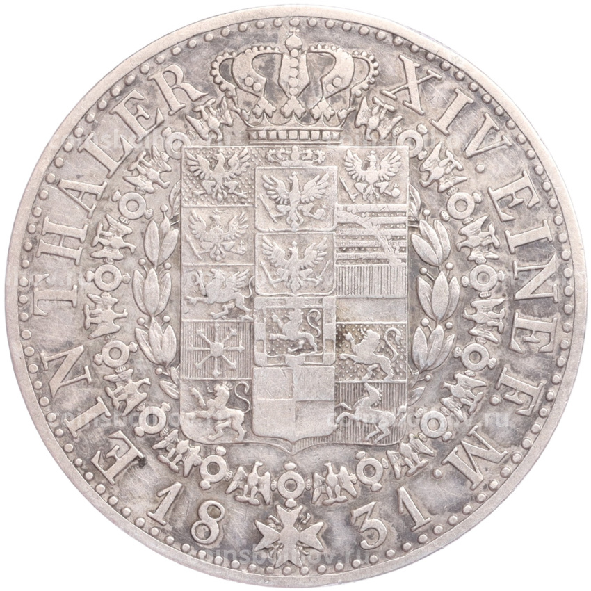 Монета 1 талер 1831 года A Пруссия (вид 2)