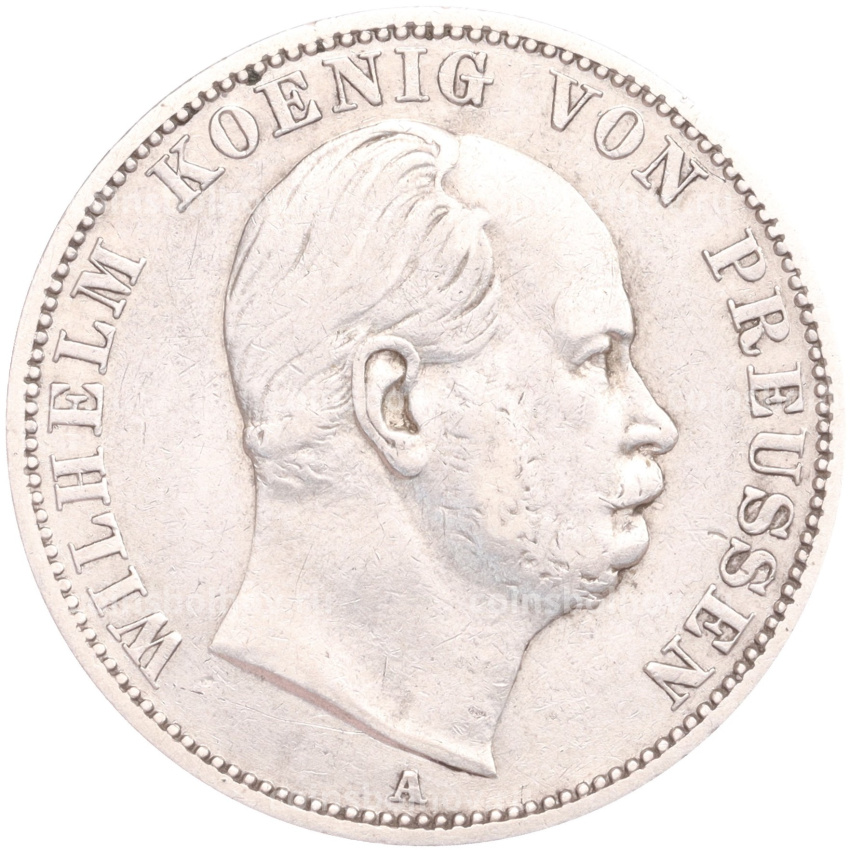 Монета 1  союзный талер 1867 года A Пруссия