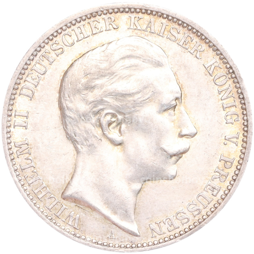 Монета 3 марки 1911 года A Германия (Пруссия)