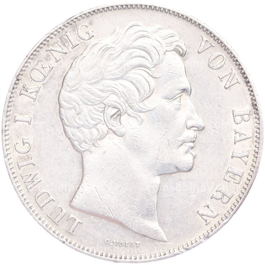 Монета 2 гульдена 1846 года Бавария