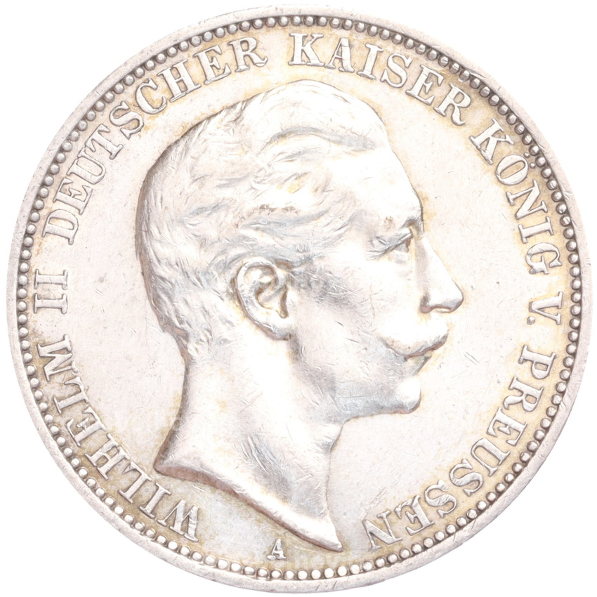 Монета 3 марки 1912 года А Германия (Пруссия)