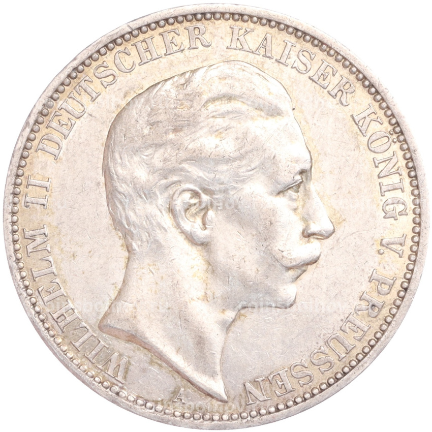 Монета 3 марки 1912 года А Германия (Пруссия)