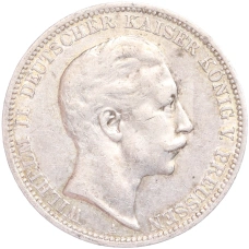 Монета 3 марки 1910 года А Германия (Пруссия) (аверс)