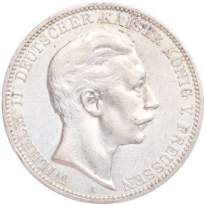 Монета 3 марки 1910 года А Германия (Пруссия) (аверс)