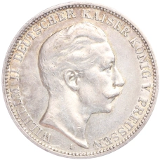 Монета 3 марки 1910 года А Германия (Пруссия) (аверс)