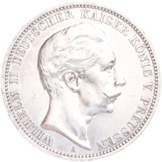 Монета 3 марки 1912 года А Германия (Пруссия) (аверс)