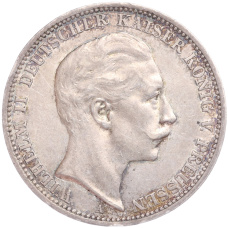 Монета 3 марки 1912 года A Германия (Пруссия) (аверс)