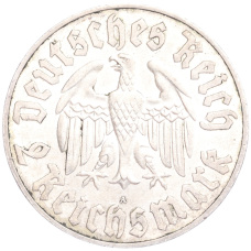 Монета 2 рейхсмарки 1933 года A Германия «450 лет со дня рождения Мартина Лютера» (реверс)