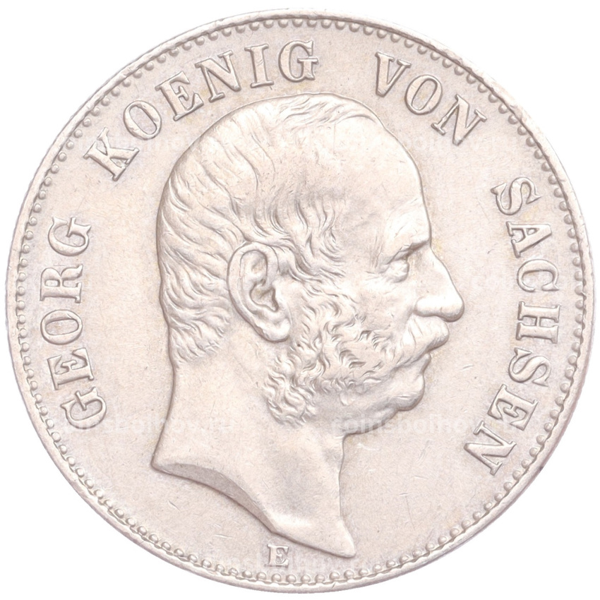 Монета 2 марки 1904 года Е Германия (Саксония)