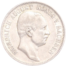 Монета 2 марки 1911 года Е Германия (Саксония) (аверс)