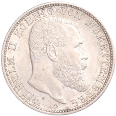 Монета 2 марки 1914 года F Германия (Вюртемберг) (аверс)