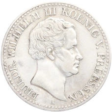 Монета 1 талер 1830 года A Пруссия («Горный талер») (аверс)