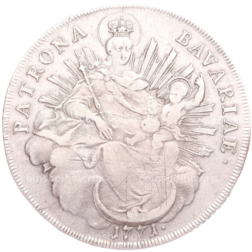 Монета 1 талер 1771 года Бавария