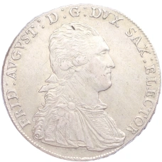 Монета 1 талер 1792 года Саксония (аверс)