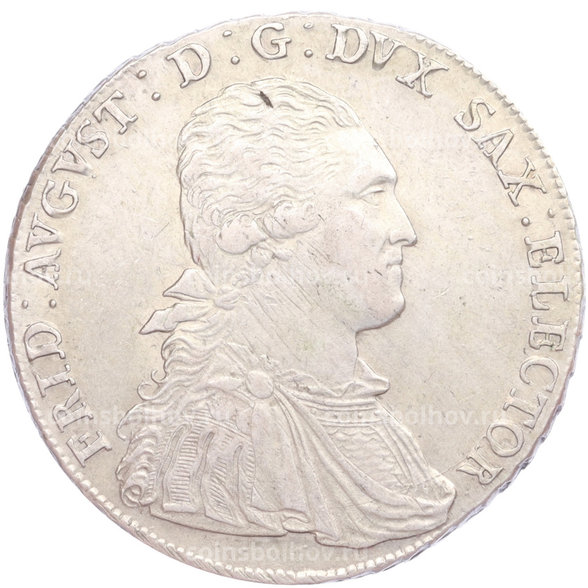 Монета 1 талер 1792 года Саксония