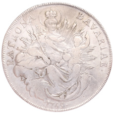 Монета 1 талер 1765 года Бавария (аверс)