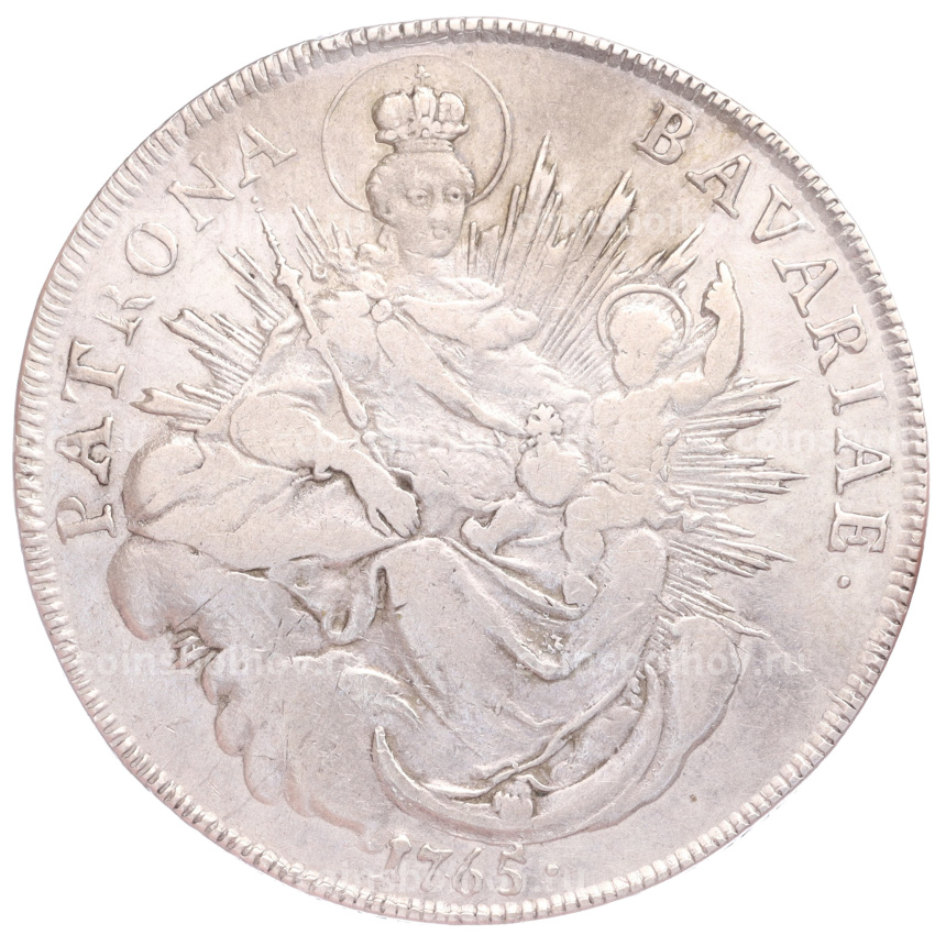 Монета 1 талер 1765 года Бавария