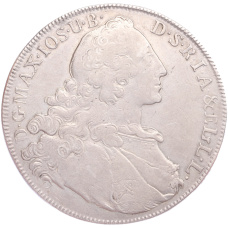 Монета 1 талер 1761 года Бавария (аверс)