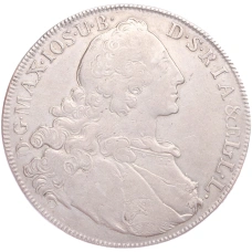 Монета 1 талер 1761 года Бавария (аверс)