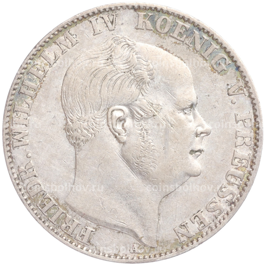 Монета 1 союзный талер 1860 года Пруссия