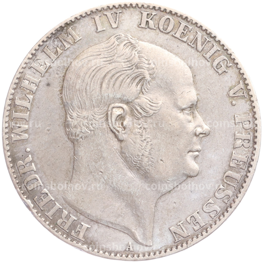 Монета 1 союзный талер 1860 года Пруссия