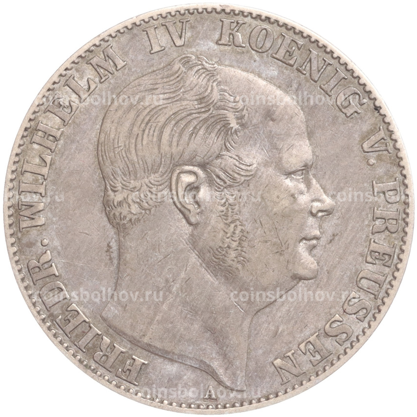 Монета 1 союзный талер 1860 года Пруссия